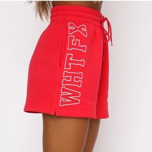Keep It Up Lounge Shorts Red